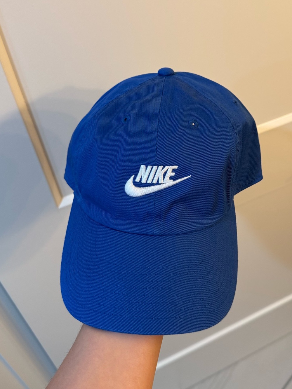 Nike  Royal Blue Cap with White Swoosh